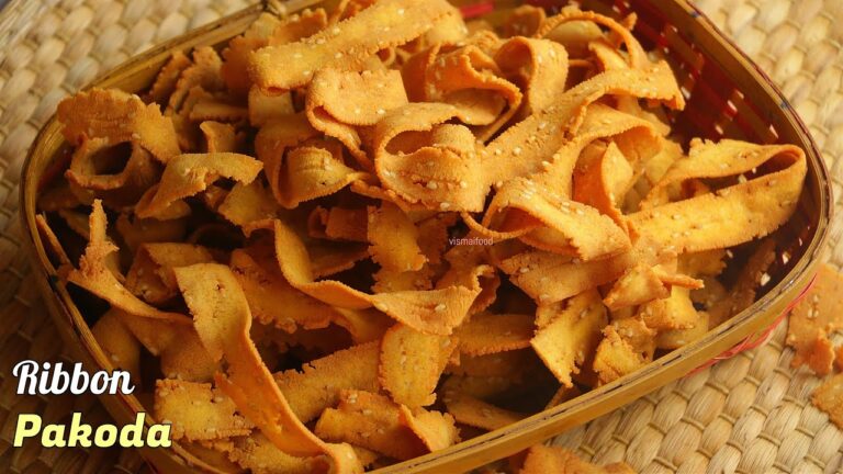 Ribbon Pakoda Recipe | South Indian Ribbon Snack