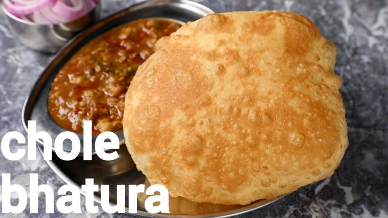 Chole Bhature full recipe card video